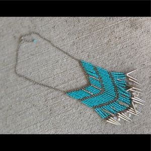 Turquoise statement necklace